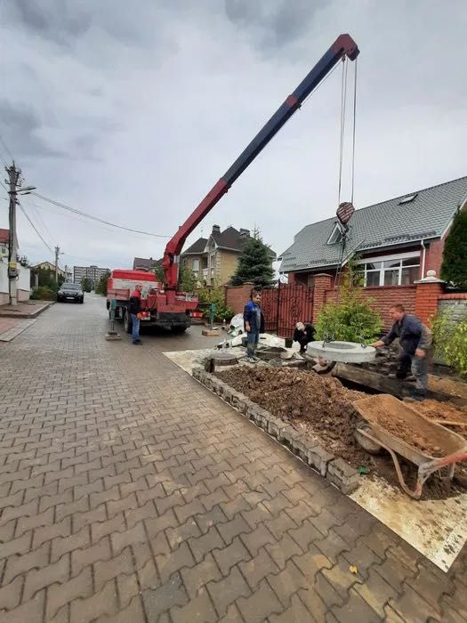 Септик для будинку дачі під ключ/ гарантія бетонні кільця монтаж