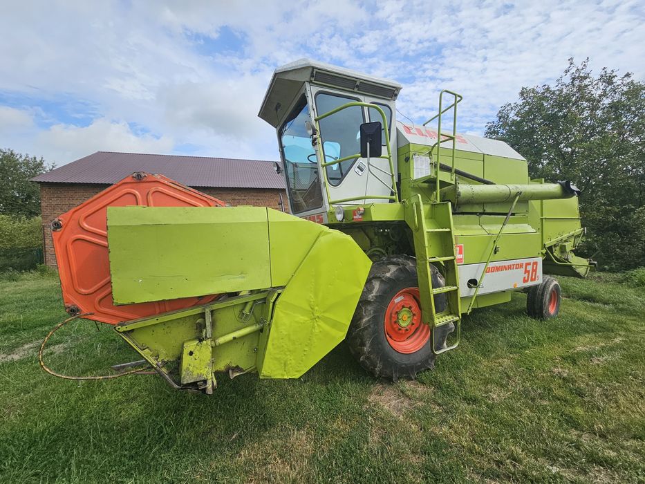 Claas dominator 58s, kombajn zbożowy