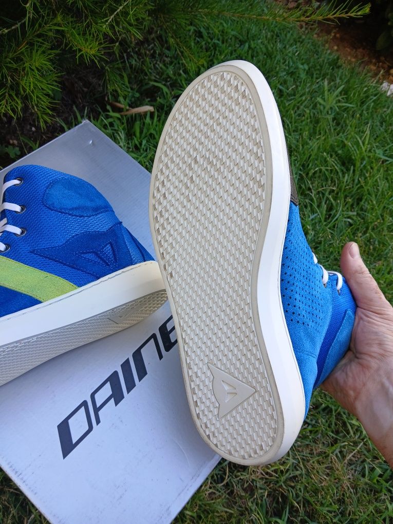 Dainese York Air Performance Blue / Fluo Yellow — Tamanho 41