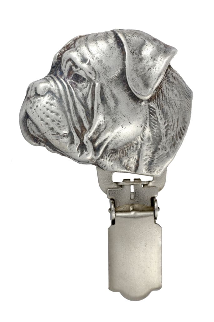 Bullmastiff clipring posrebrzany w pudełku Art-Dog