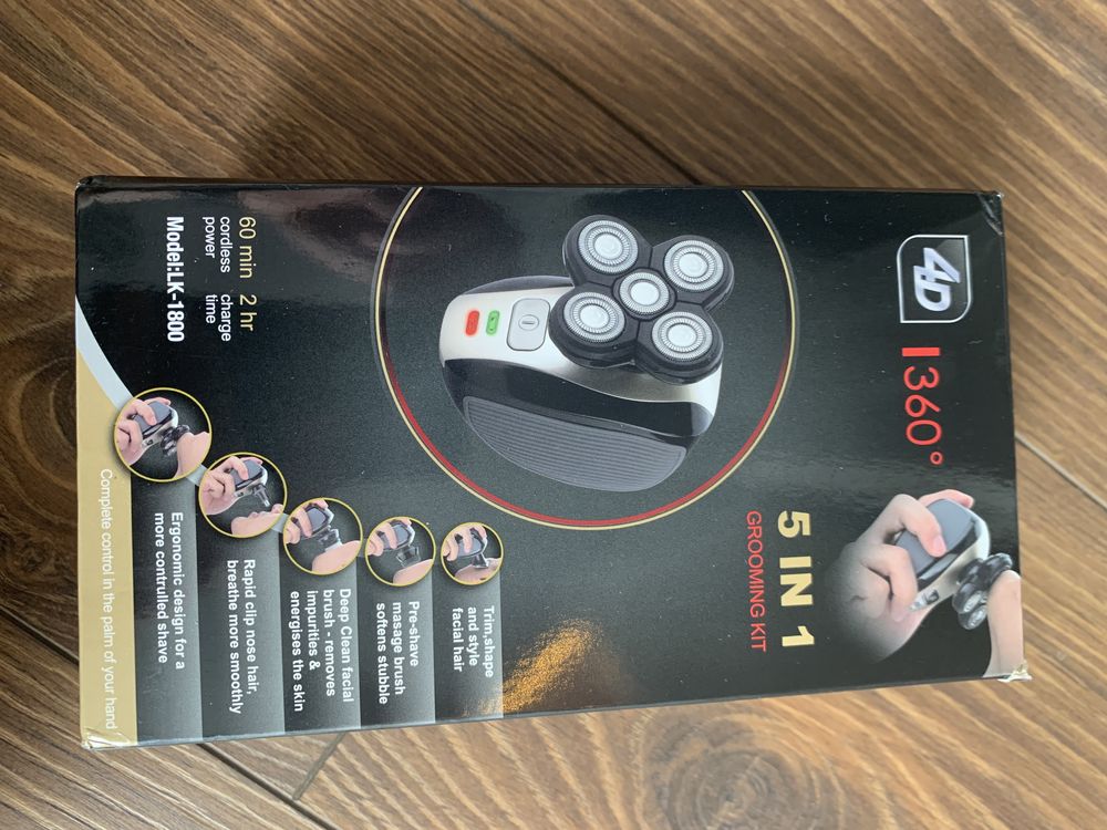 Nowa maszynka do golenia 4D 360st