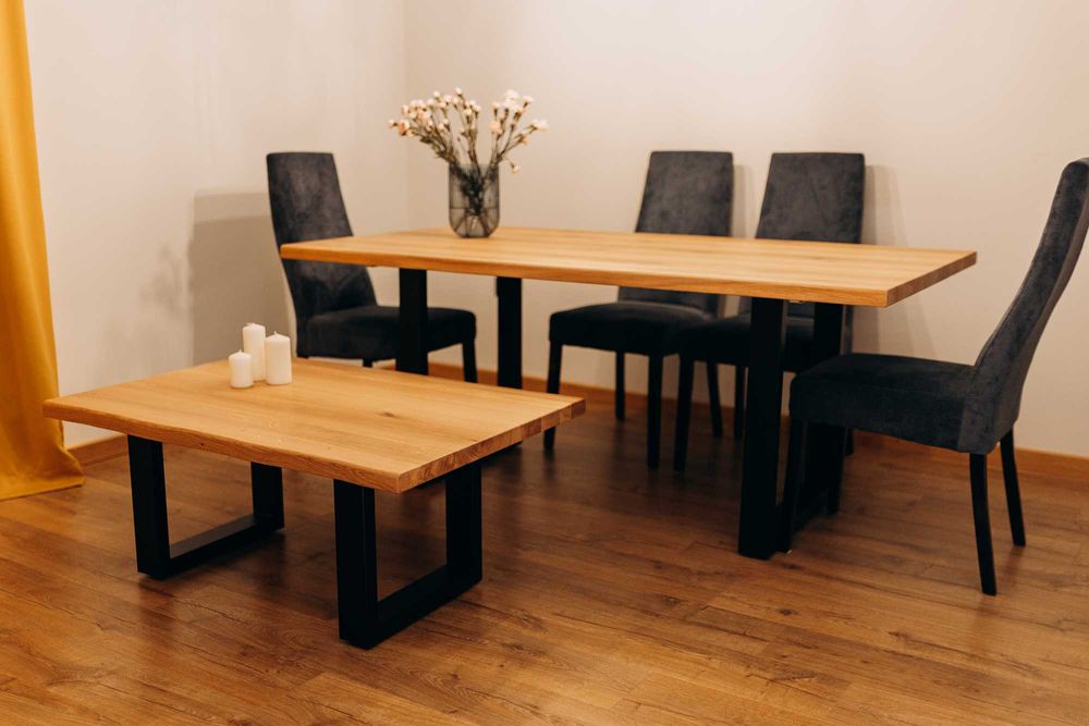 Stół dębowy 140x90 do salonu/jadalni lite drewno na wymiar Producent