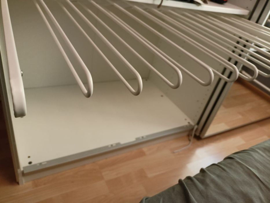 Ikea Komplement wysuwany wieszak na spodnie 100x58