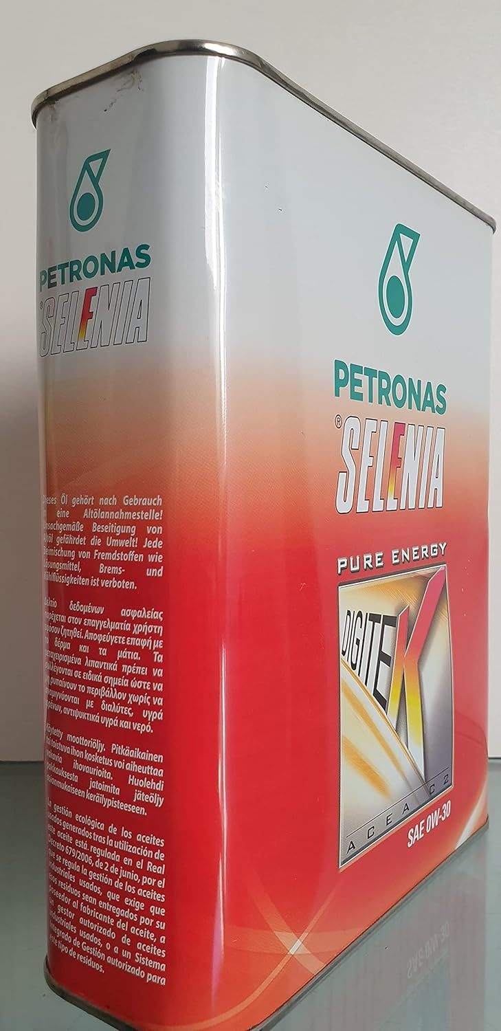 Selenia, Petronas Digitek Pure Energy - óleo de motor para carro. Emba