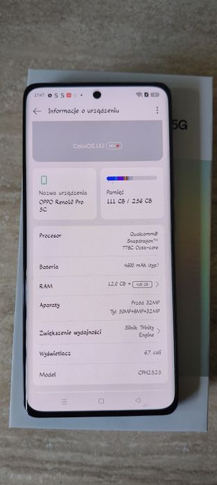 OPPO RENO 10 PRO od Kobiety stan idealny !!