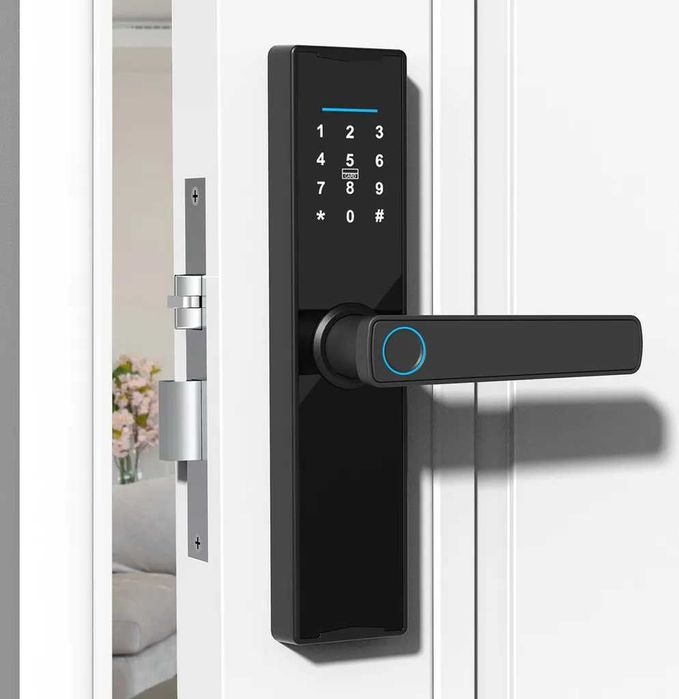 Smart Lock blokada drzwi APP/odcisk palca/hasło/karta/klucz