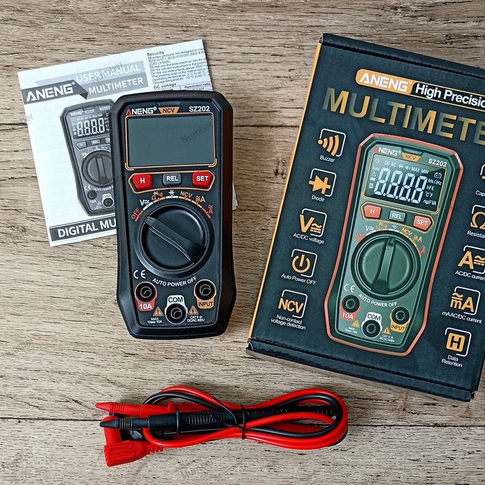 Мультиметр ANENG SZ202 – високоточний цифровий тестер