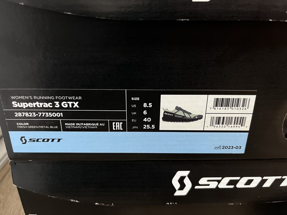 Buty Scott supertrac 3gtx 40 25.5cm gore-tex nowe bez metki trekking