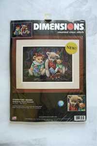 Dimensions «Storytime bears» 35081 набір для вишивки