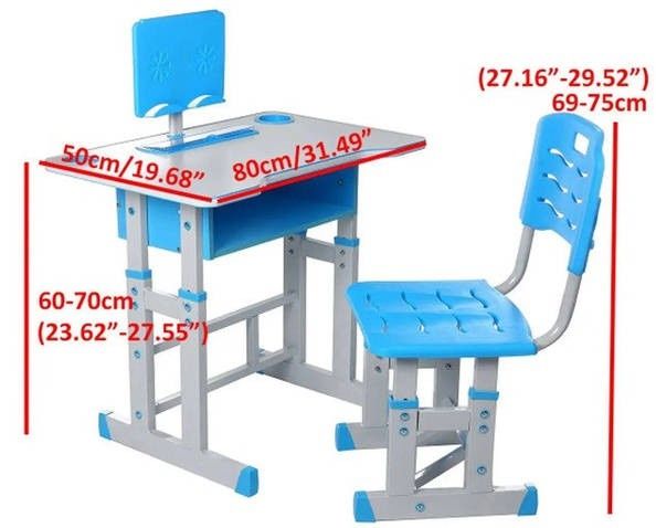 Парта школьная детская bambi синие и розовые Парта-трансформер (АКЦИЯ)