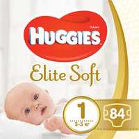 Huggies Elite Soft размер 1 (3-5 кг), 84 шт