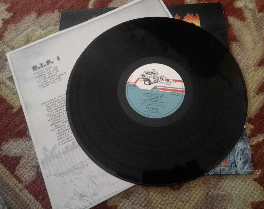 Flames - " Summon The Dead " ... LP vinil 1a edição