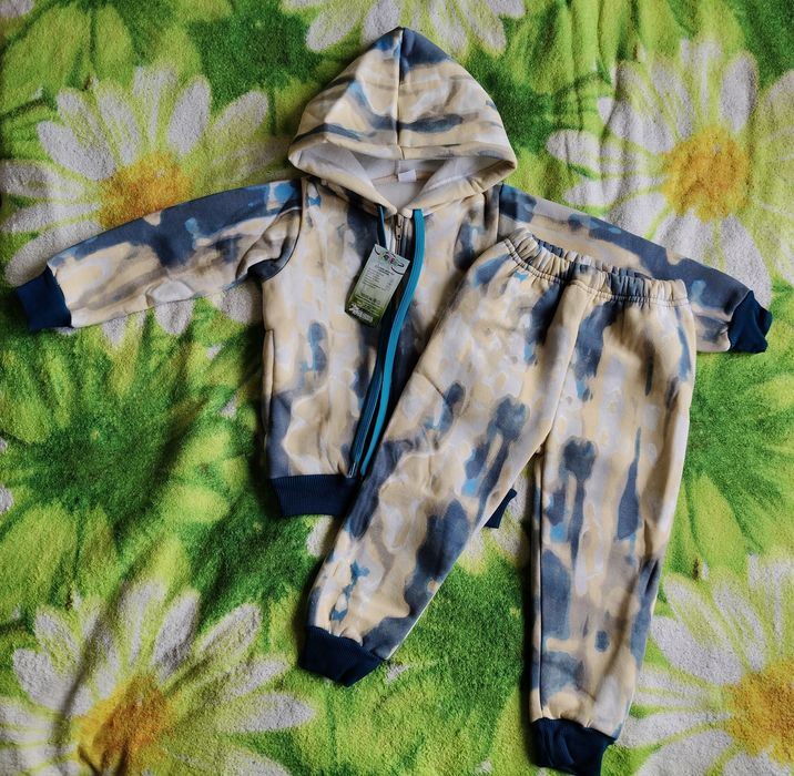 Теплый костюм трехнитка на девочку 1,5+, 2+, 3+, 4+, 5+, 6+, 7+ лет