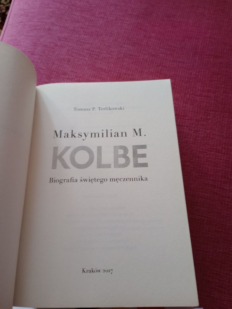 Książka "Maksymilian M. KOLBE Bibliografia sw. Męczennika" Terlikowski