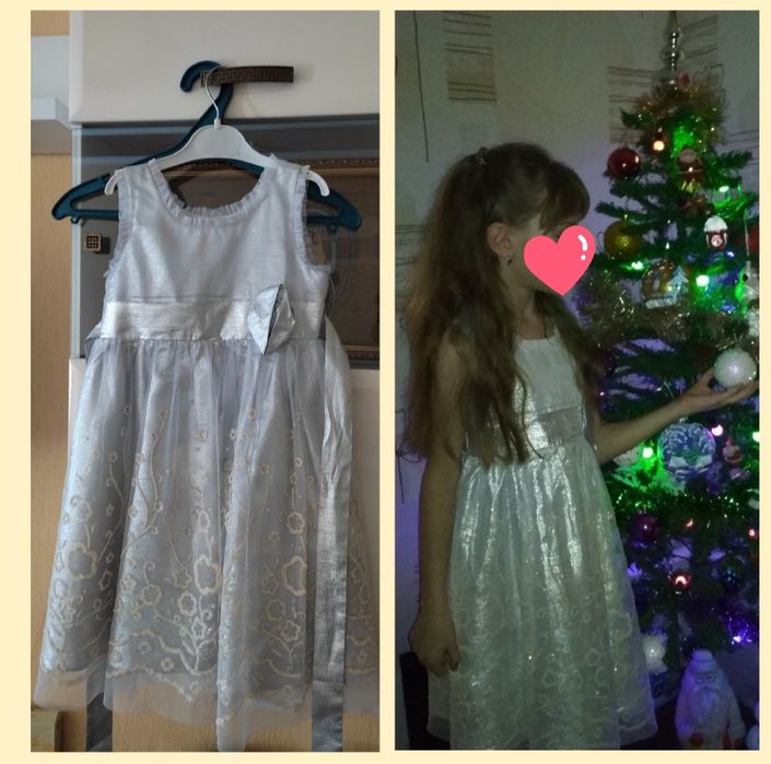 Дитяча сукня святкова на 5-6 років.