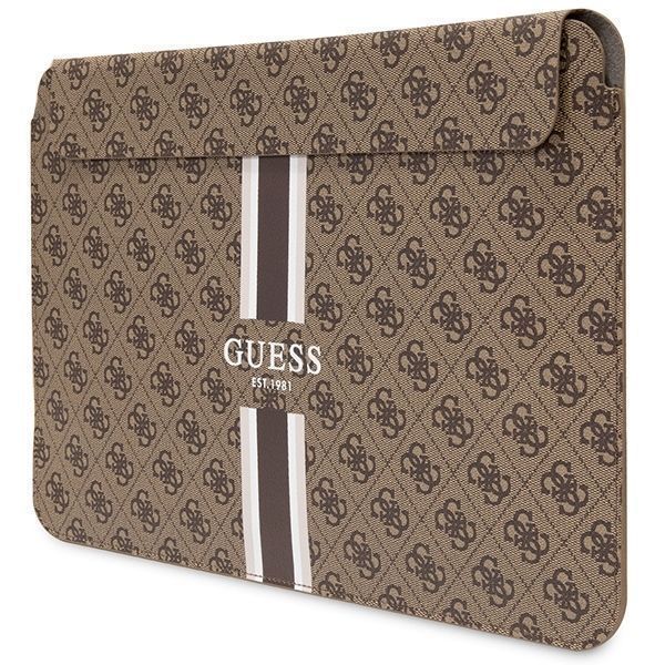 Guess Sleeve Gucs14P4Rpsw 14" Brązowy/ Brown 4G Printed Stripes