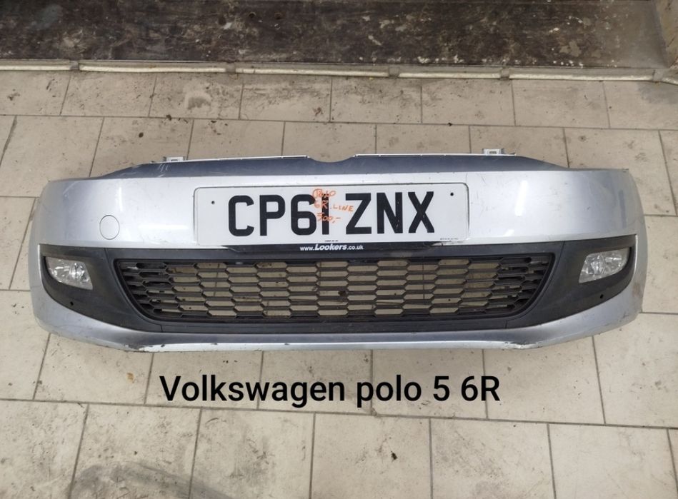 Volkswagen polo 5 6r передній бампер