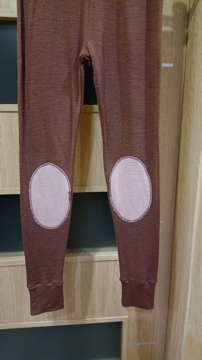 Getry legginsy wełniane, Merino wool wełna, Janus 128