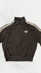 Czarna męska bluza Adidas vintage 3-stripes swag