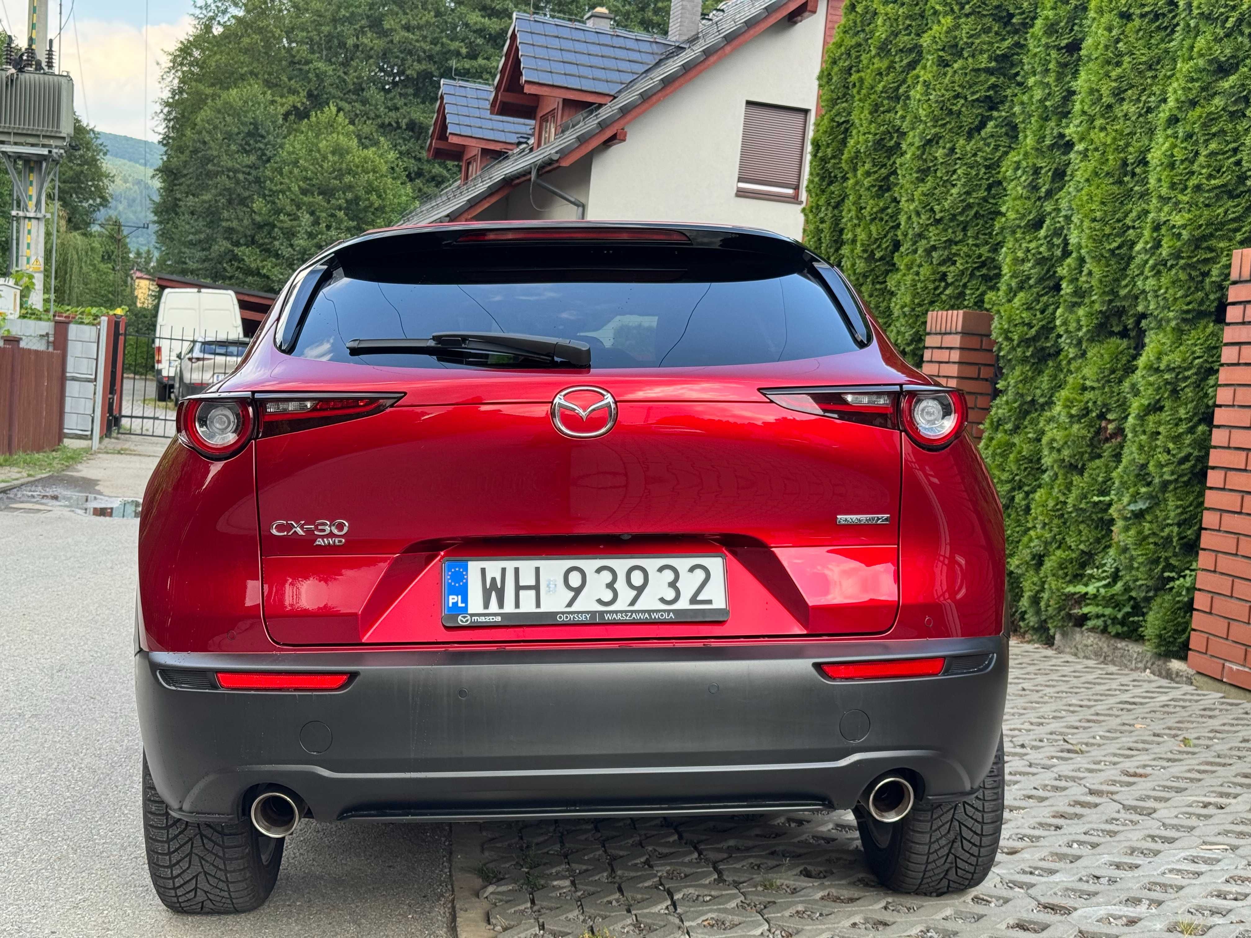 Mazda CX-30 Hikari, AWD, Salon PL, serwis ASO 44 tyś km