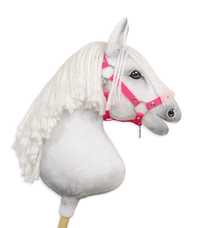 Kantar regulowany dla konia Hobby Horse A3 - ciemny różowy!