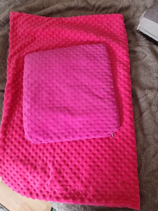 Komplet Minky poduszka i kołderka