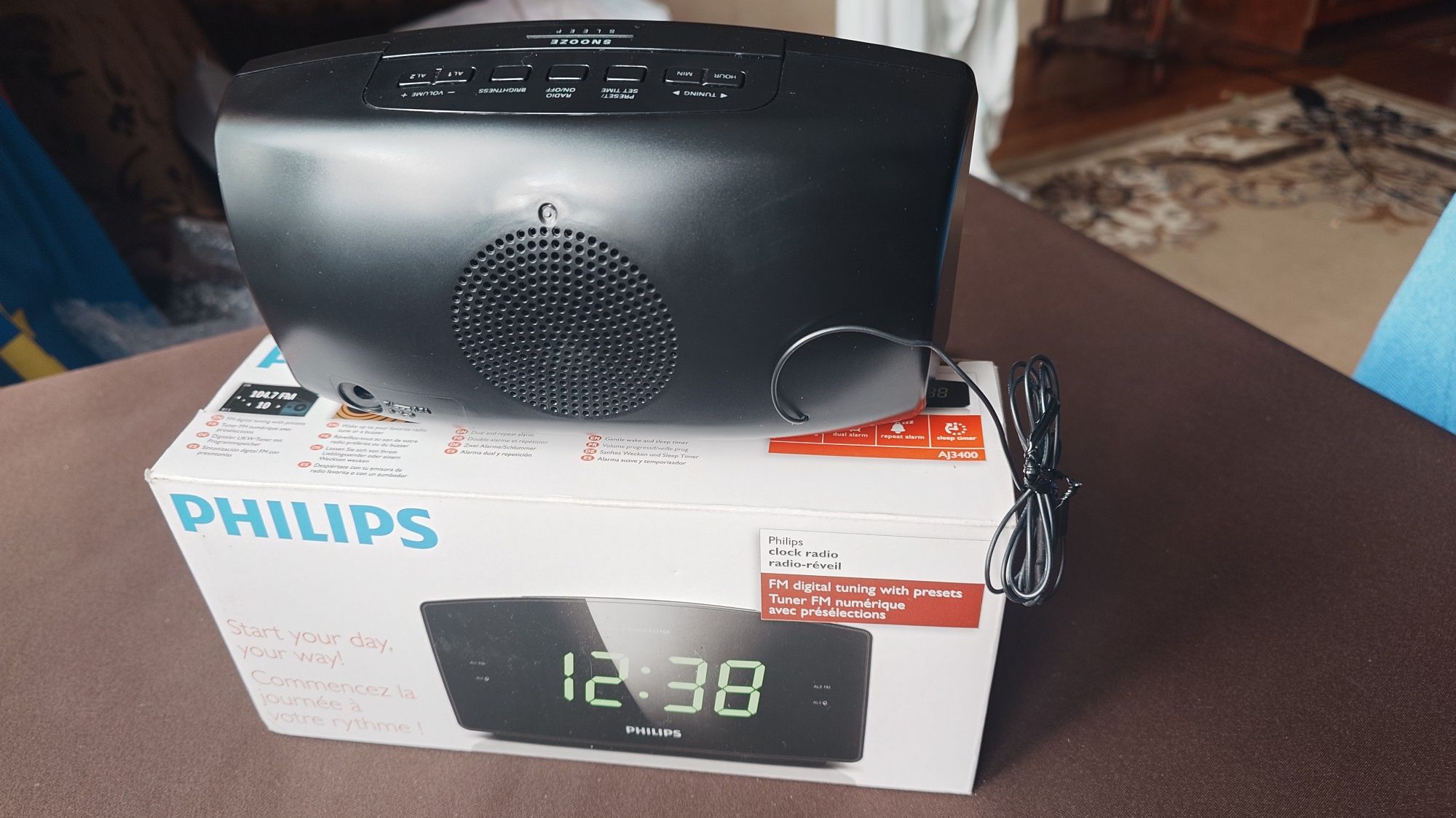 Radiobudzik PHILIPS AJ3400