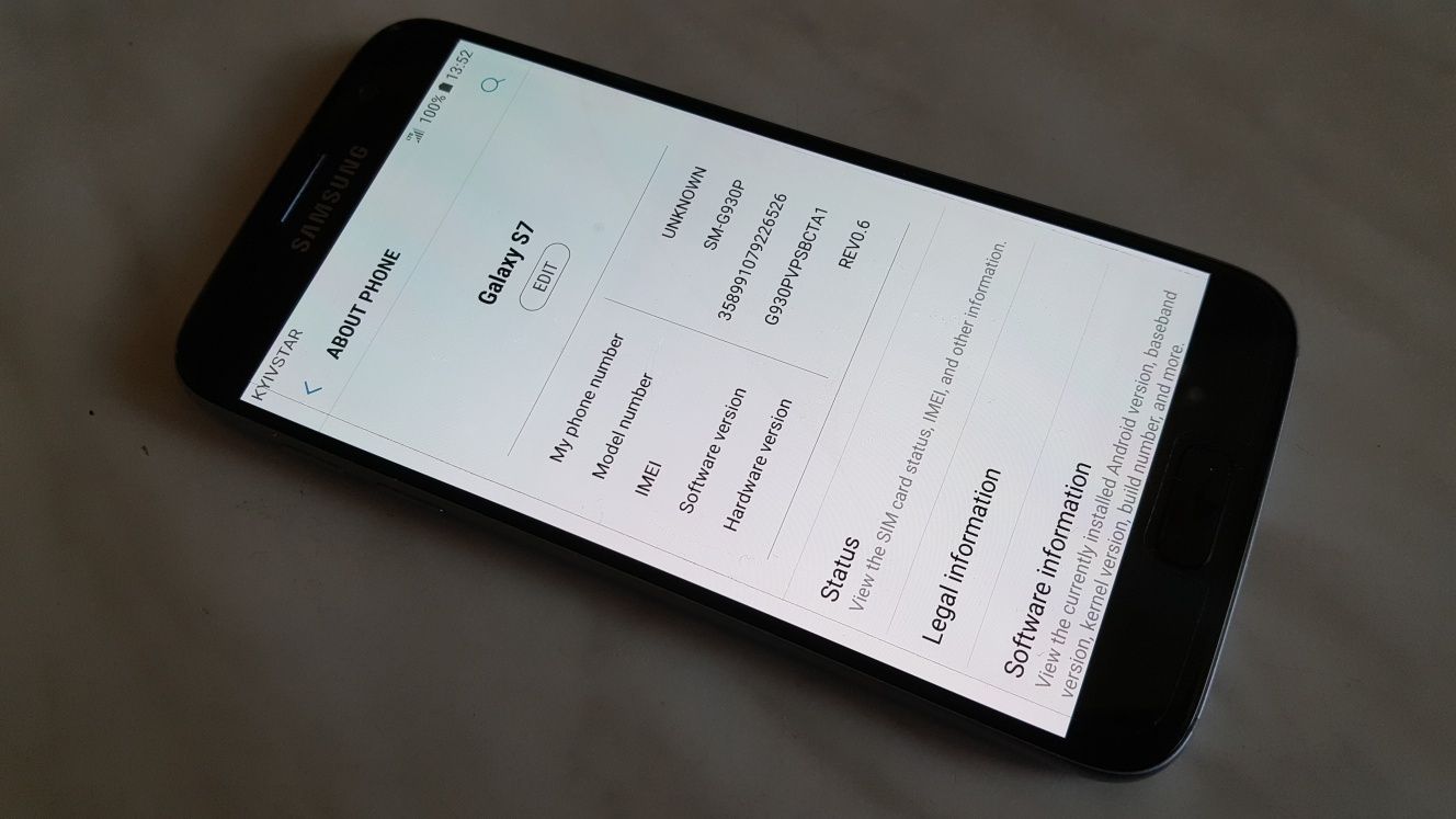 Samsung Galaxy s7 4/32 пам'яті.
