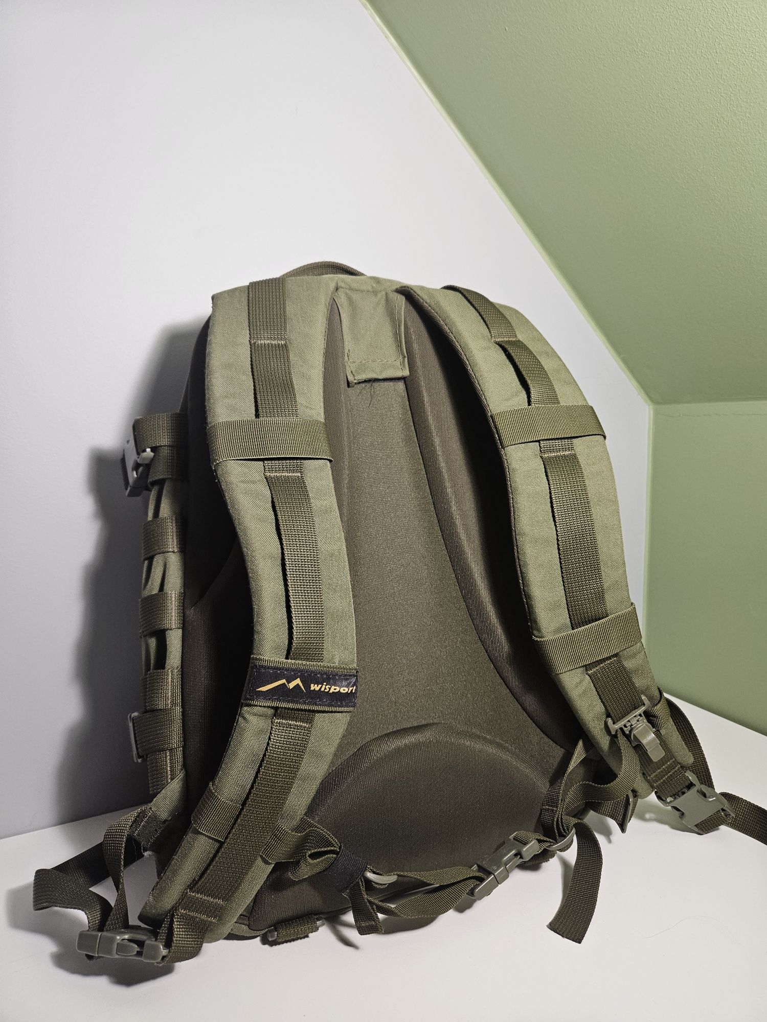 Wisport sparrow 20l olive green + kieszeń Wisport