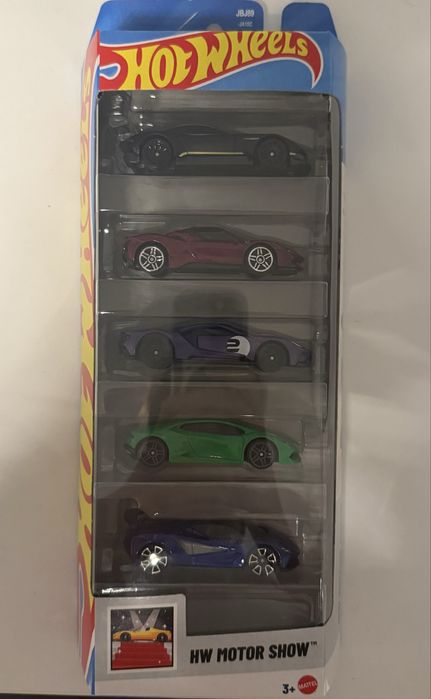 5-pack hotwheels