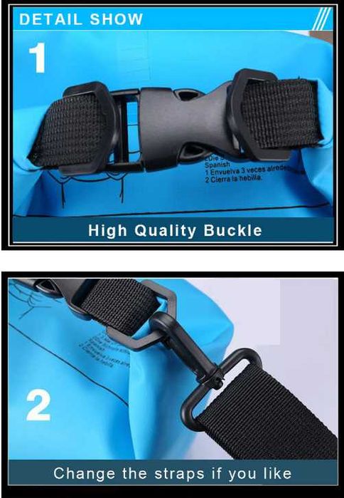 Водозахисна герметична аварійна сумка рюкзак 5л туристичний