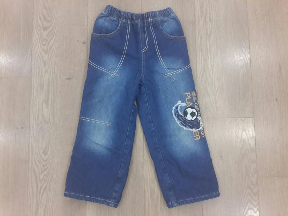 Джинсы на флисе р.104 см