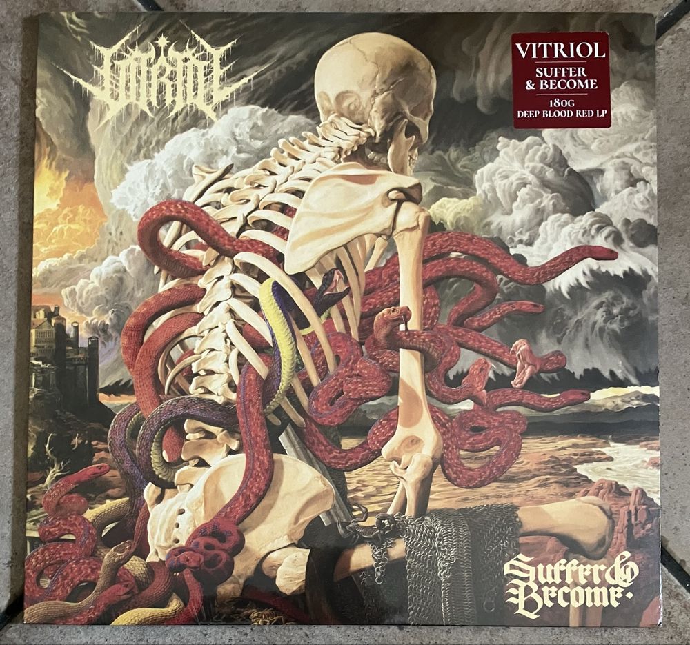 Vitriol - Suffer & Become LP Deep Blood Red