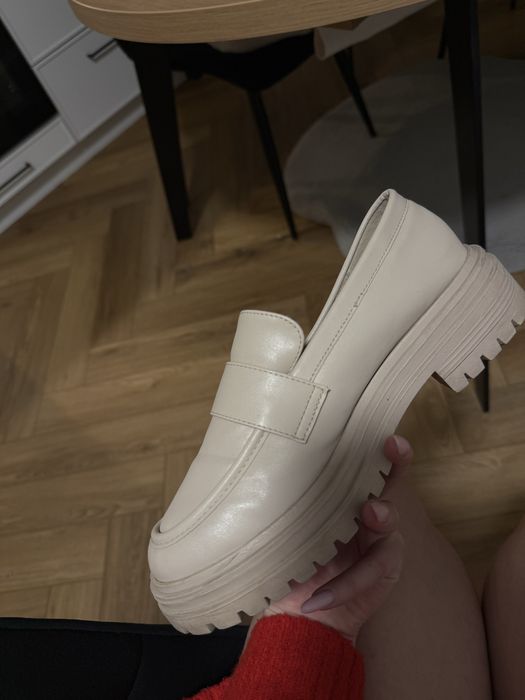 Loafersy ocieplane