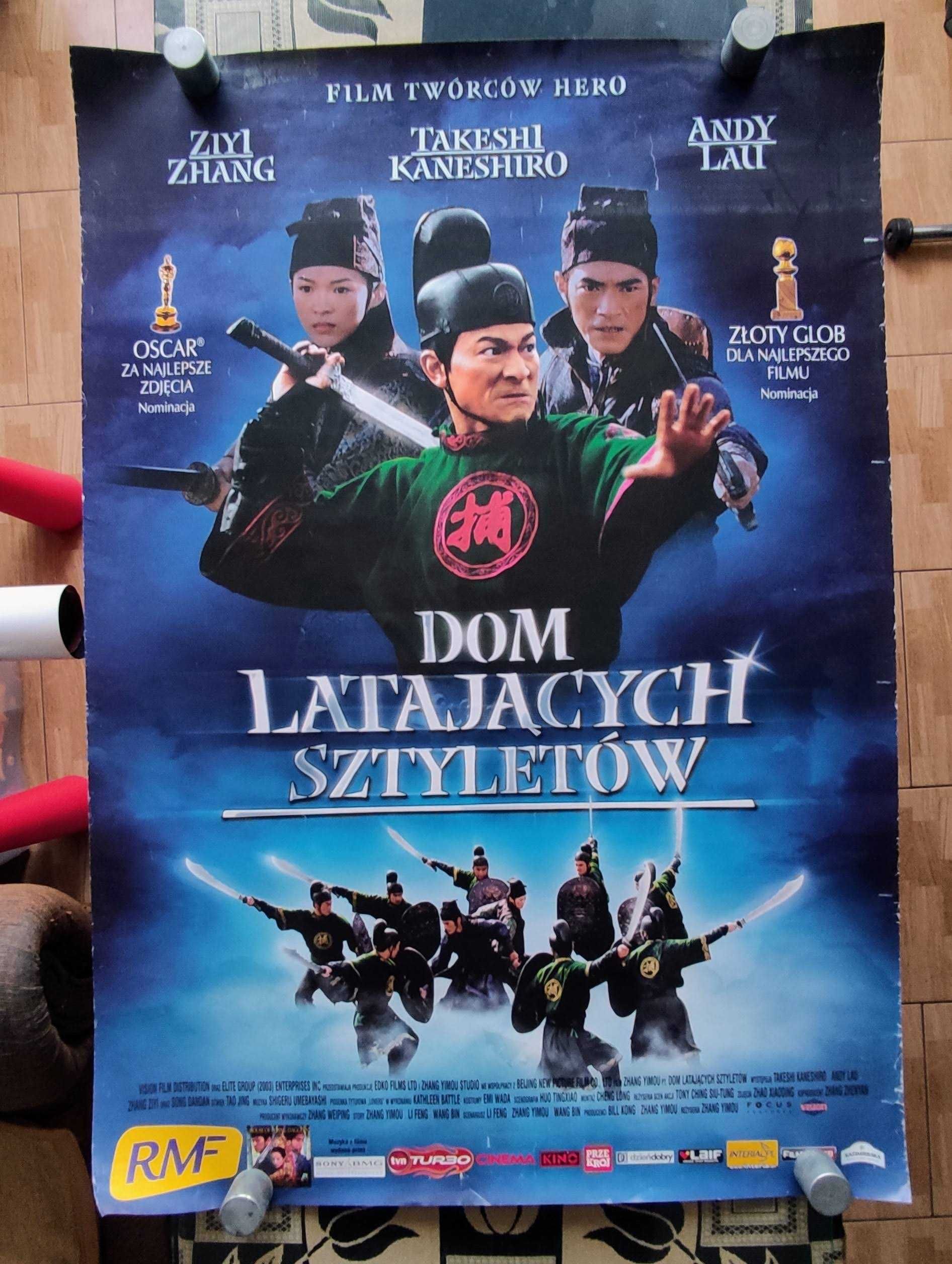 Plakat filmowy ''DOM LATAJĄCYCH SZTYLETÓW'' wym. 98x68 cm - ( nr. 4 )