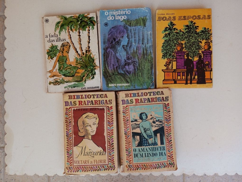 14 livros da Coleção Biblioteca das Raparigas