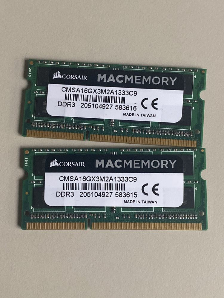 RAM 2x8 GB So-dimm 1333 PC3-10600 macmemory