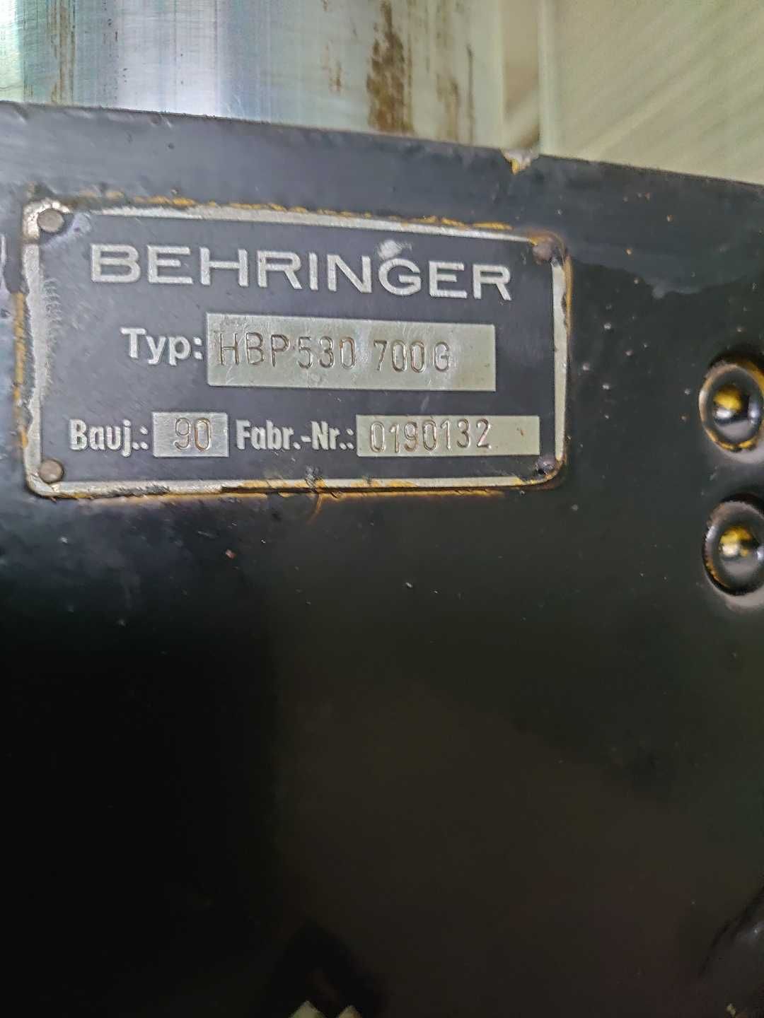 Piła taśmowa BEHRINGER dwukolumnowa typ HBP530