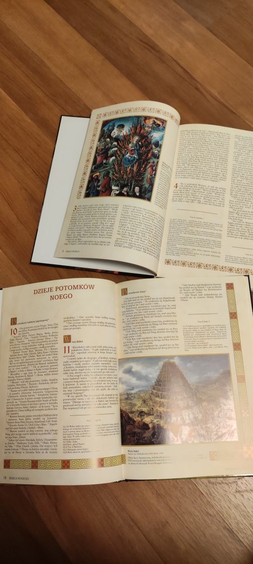 Biblia Tysiąclecia kolekcja Hachette tom 1 i 2