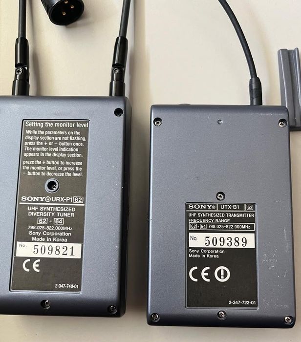 Sony UTX B1 & URX P1 Wireless Lavalier Microphone