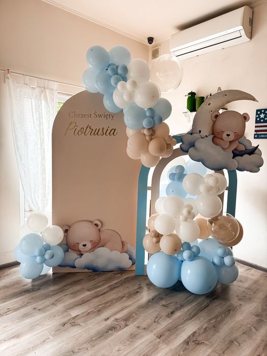 Balony. Girlanda balinowa. Scianki balinowe