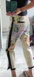 Spodnie Alba Moda malowane wzory rozmiar M/38
