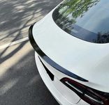Спойлер чорний глянець та матовий тонкий Tesla Model 3 / ABS пластик