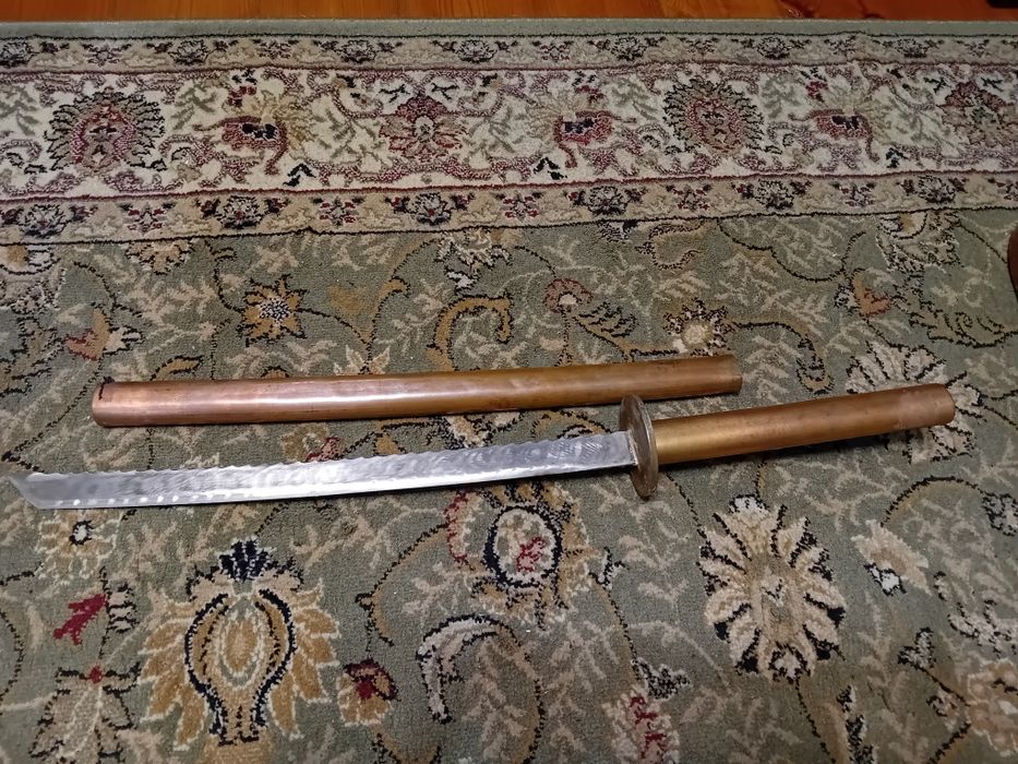 Stary Miecz W Stylu Samurajskim, Katana, Wyprzedaż Kolekcja, UNIKAT !!