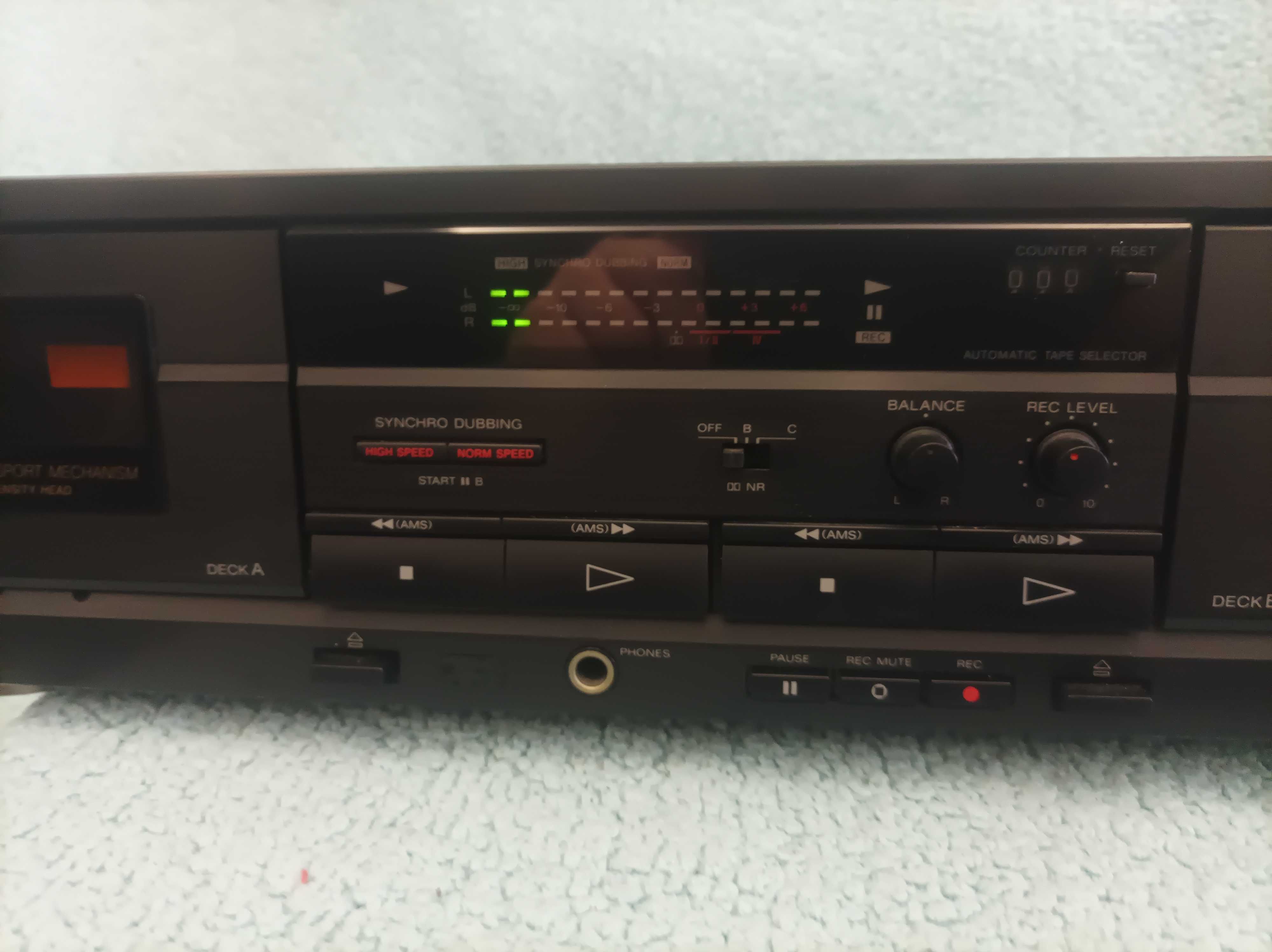 Leitor e Gravador de Cassetes TC-W370  HX Pro