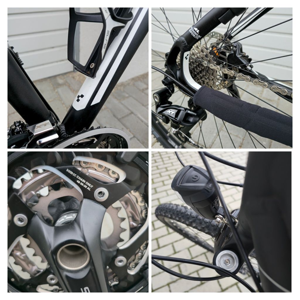 Mało używany Cube Cross Pro Cls Damski 28" 45cm, markowe akcesoria!!!