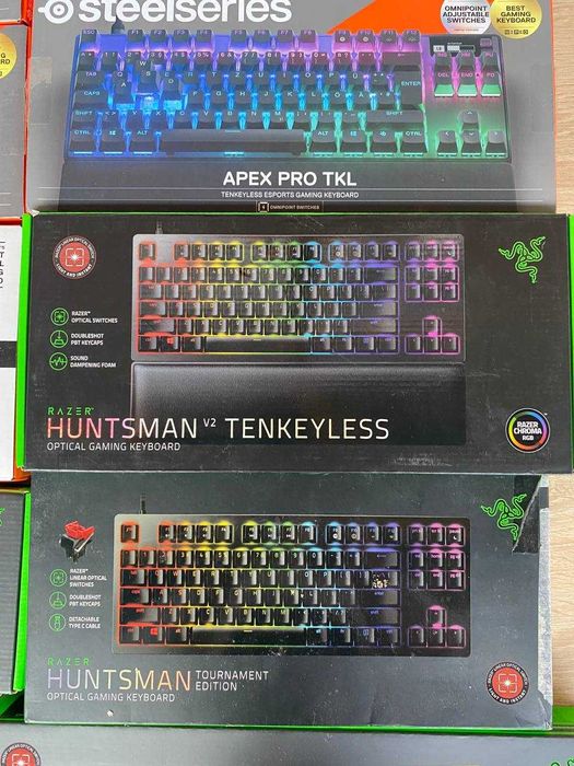 Тільки ОПТ / Клавіатури з Європи Razer Microsoft  SteelSeries