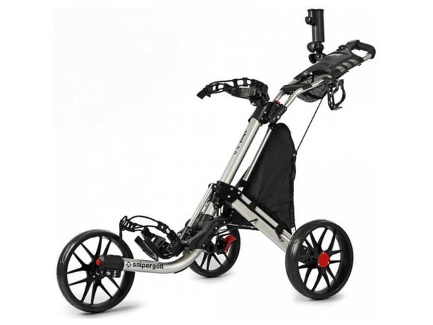 Manualny wózek golfowy SNIPER GOLF EZ-Fold (srebrny)