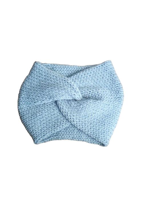 Opaska Handmade turban Węzeł szeroka Podwójna Jesień Zima Dwuwarstwowa