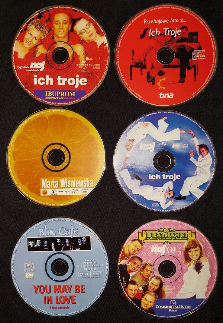 Ich Troje ( x 3 CD ) , Mandaryna, Blue Cafe i Brathanki - razem 6 CD